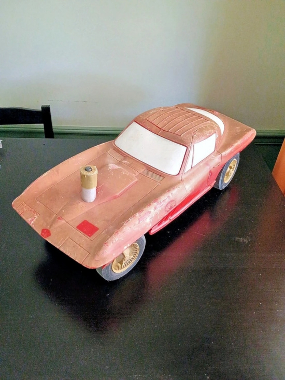 Republic Tool & Die 1966 Kiddie Corvette Stingray Dealer Promo Ride On 1/6 Scale